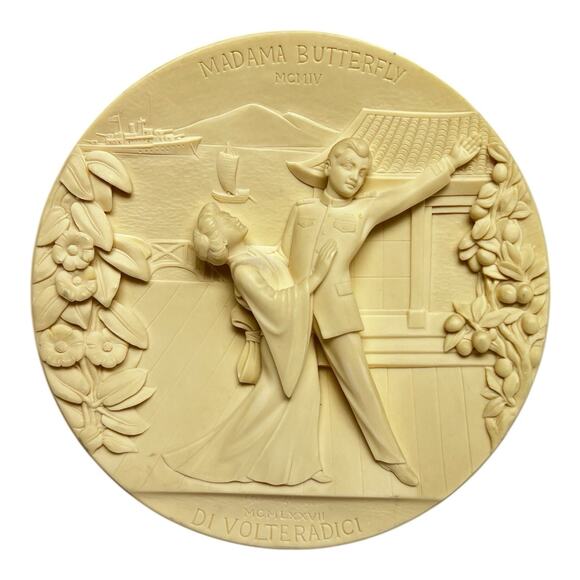 Bradford Exchange Other - Madama Butterfly Alabaster Collector's Plate by Gino Ruggeri Italy No. AE 1533